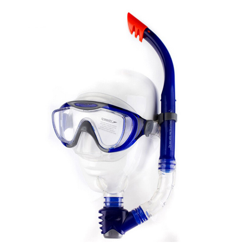 探索蔚藍秘境 Speedo潛水泳鏡呼吸管套裝半干式2件套深度體驗